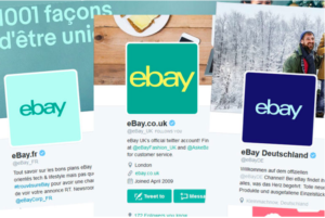eBay logo changes