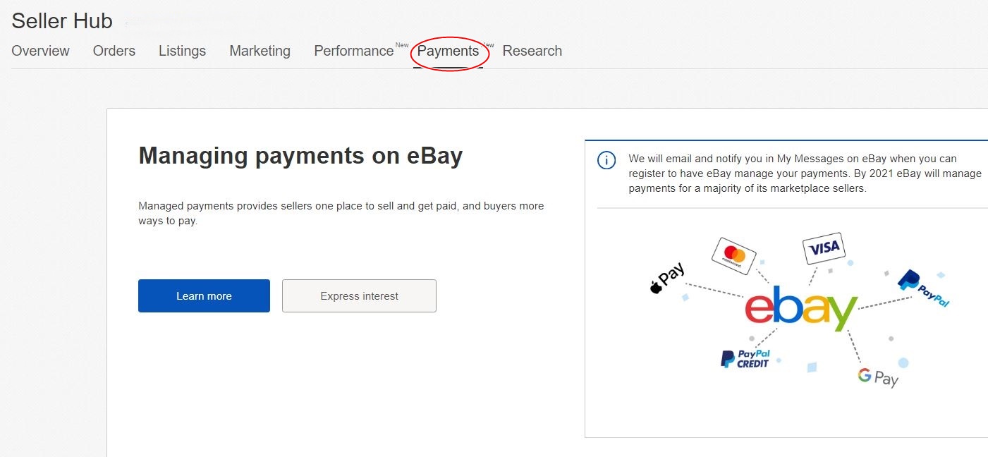 ebays managed payment vs paypal calculator